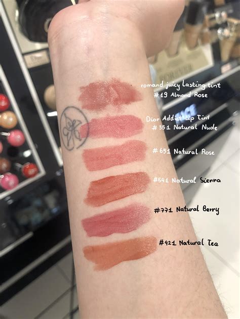 dior lip tattoo natural peach swatch|Tried & Tested: Dior Addict Lip Tattoo Swatches .